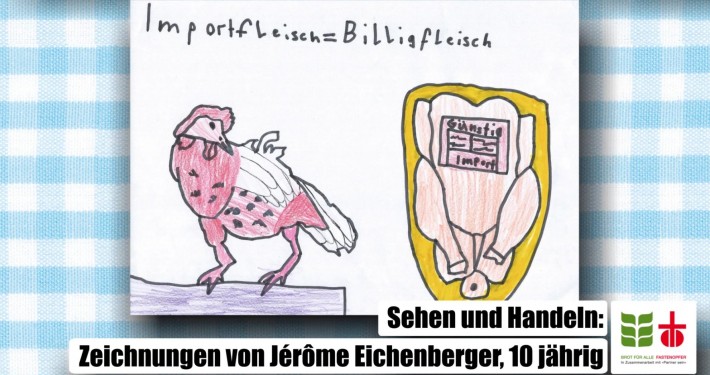 Kinderzeichnungen in Video Animation integriert