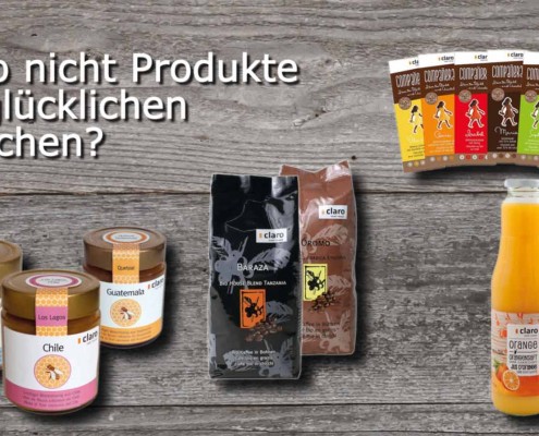 Claro Fairtrade Produkte Auswahl, Messe Video