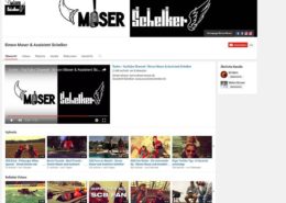 Moser und Schelker YouTube Kanal Ansicht