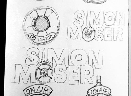 Simon Moser NRJ Logo Skizzen Entwürfe 2