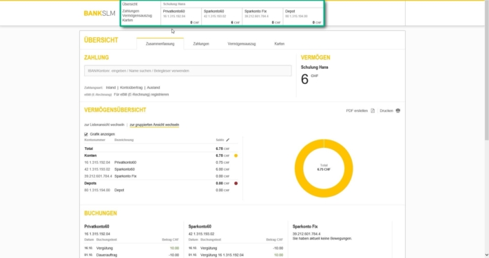 E-banking Erklärvideo für Bank SLM - Animationen