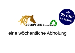 Goldpferd Werbefilm Entsorgung / Logo und Störer