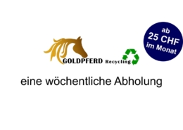 Goldpferd Werbefilm Entsorgung / Logo und Störer Goldpferd Werbefilm Entsorgung / Logo und Störer