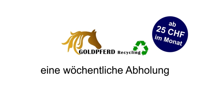 Goldpferd Werbefilm Entsorgung / Logo und Störer