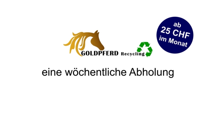 Goldpferd Werbefilm Entsorgung / Logo und Störer Goldpferd Werbefilm Entsorgung / Logo und Störer