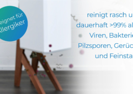 Video-Animation-Luftfilter-3D-Partikel 3D Video Animation ergänzt mit Text Einblender und Störer